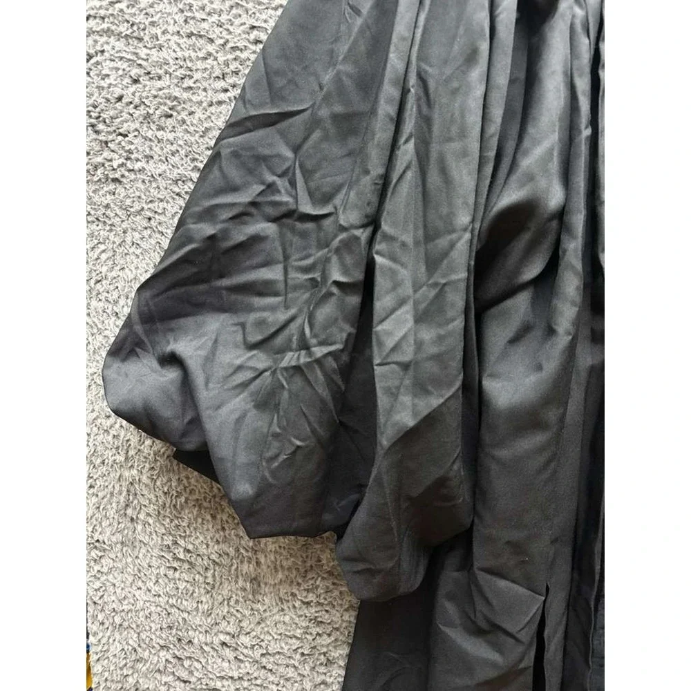 Cambridge Tailored Apparel Black Pulpit Robe Velvet Panel 55